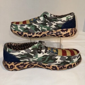 Ariat Ladies Hilo Rodeo Quincy Wild West USA Slip-On Shoes 10051013 Sz 8.5b - Picture 1 of 11