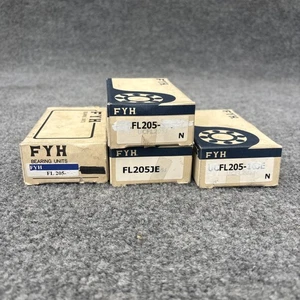 Lot of 4 FYH FL205 2 Bolt Pillow Block Flanged Housing Unit Mounting Bearing - Picture 1 of 12