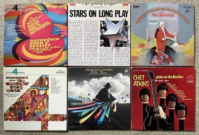 VARIOUS - The BEATLES - Songbook STARS on LONG PLAY Concerto ++ LP Lot x6 * VG+ - Image 1 of 4