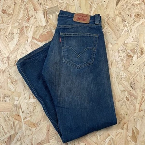 Jeans de mezclilla Levi's 501 azul vintage años 2000 aspecto desgastado desteñido Y2K 34x30 - Imagen 1 de 7