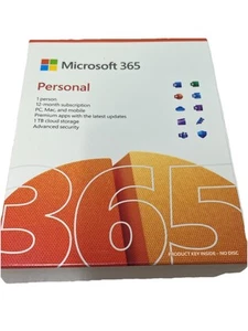 Microsoft Office 365 Personnel 5 Appareil 1 an PC/Mac - Photo 1/2