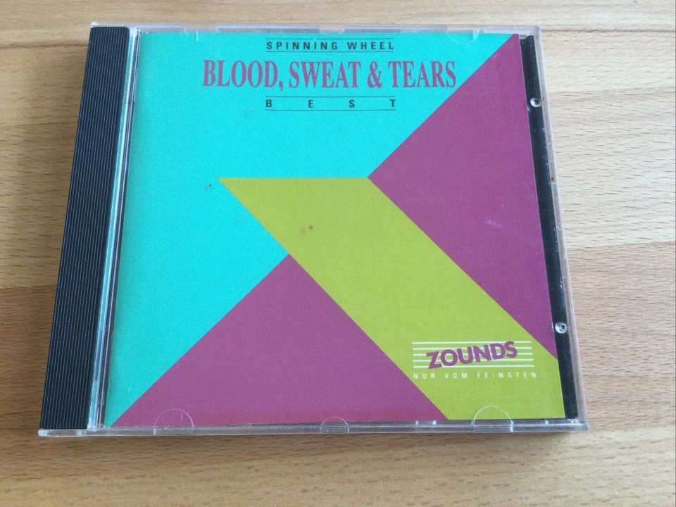 CD — Blood, Sweat & Tears — Spinning Wheel Best Of   — Zounds Music/CBS 1990 - Bild 1 von 2