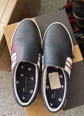 Tommy Hilfiger Hombre Sin Cordones Azul Oscuro Talla 9.5 Foto 1 de 4