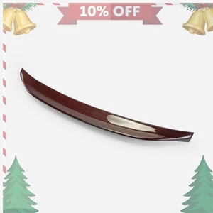 For MX5 NCEC Miata PRHT Hard Top Red Carbon Fiber Rear Trunk Spoiler Wing Lip - Picture 1 of 11