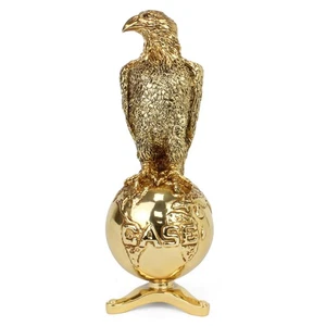 Spec Cast BRONZE 8 Inch Case Old Abe Eagle on Globe with Display Stand ZJD1941 - Picture 1 of 5