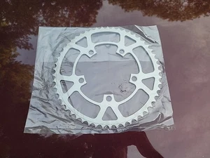 Vintage Vuelta Chainring 11053A USA 110 BCD 53T Silver - Picture 1 of 4