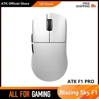ATK Blazing Sky F1 Pro Ultralight Gaming Mouse - 45g, PAW3950 Wireless Mouse - Bild 1 von 4