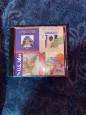 Preowned Mavis Beacon U.S. & World Atlas Chessmaster 3000 PC Software 4 Pack 1CD - Image 1 of 3