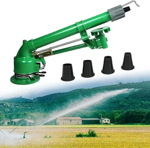 2" Farm Irrigation Sprinklers, Adjustable Impact Sprinkler for Large green  - Picture 1 of 5