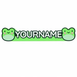 Custom Palia Nameplate | Lilypad Leaper Gamer Tag Sign | 25cm Froggy Display - Picture 1 of 4