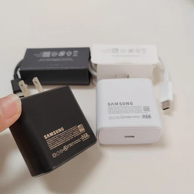 Original Type Samsung 45W & with Cable Super Fast Type C Charger Adapter Plug - Image 1 of 4