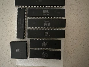 Amiga Set Of Chips 1990 A500, A1500 &A2000. X6 +1.3 Rom Rev5 8371 Agnus Chip - Photo 1/4