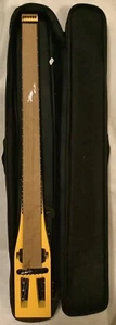 Anygig SE Portable Travel Full Scale Electric Guitar RH w/ Gig bag. Matte Yellow - Picture 1 of 14