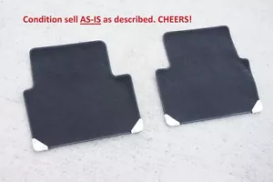 Mazda 6 GJ GL Series Floor Mats BACK SIDE ONLY 2 Pieces for RHD OEM Genuine - Picture 1 of 4
