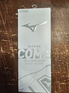 BRAND NEW / MIZUNO COMP MEN'S  GOLF GLOVE  / SIZE  M  /  MEN'S  LEFT HAND  - Picture 1 of 4