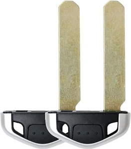 2Pcs Uncut Insert Emergency Smart Key Blank Blade for Acura ZDX ILX TL RDX - Bild 1 von 5