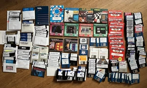 Huge Vintage PC Games & Computer Software 150+ Lot 5.25" & 3.5" Floppy Disks - Picture 1 of 11
