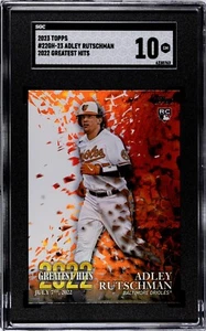 2023 Topps Serie 1 ADLEY RUTSCHMAN novato a radiocontrol "Greatest Hits" #22GH-23 SGC 10 - Imagen 1 de 2