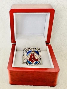 2007 Red Sox World Series Silver Championship Ring W Box, ๐บ๐ธ SHIP - Picture 1 of 4