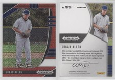 2020 Panini Prizm Draft Picks Red Mojo Prizm Logan Allen #PDP56
