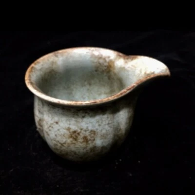 Taza de té antigua china de porcelana Song Ru hecha a mano Foto 1 de 4