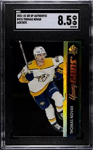 2021-22 Upper Deck Young Guns Acetate #476 Thomas Novak SGC 8,5 - RC ROOKIE - Picture 1 of 2