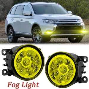 For Mitsubishi Outlander 2016-19 Left Right Front Bumper Fog Light Driving Lamp - Picture 1 of 9