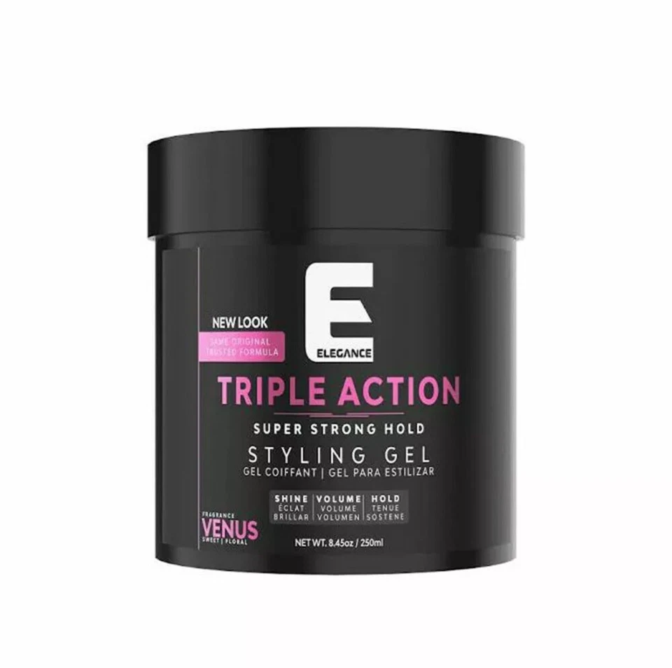 Elegance Venus Triple Action Extra Strong Hold Styling Gel Venus 8.45oz / 250ml - Image 1 of 1