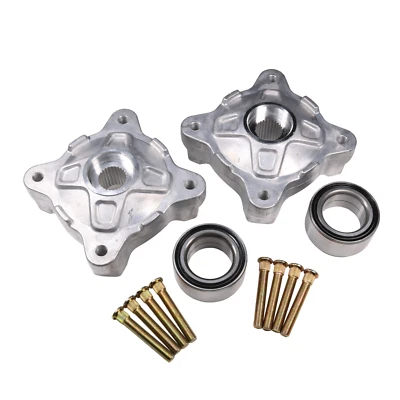 Wheel Hubs W/Studs Bearings Front Left Right For Polaris RZR S 800 EFI 08-2014 - Image 1 of 4