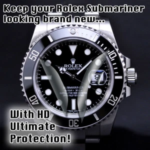 For-Rolex Submariner HD Clear Crystal Protector W/ DateWindow n Bezel - Picture 1 of 2