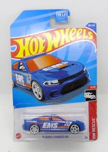 5988 HOT WHEELS CARTE US / RESCUE 2022 / 206/250 '15 DODGE CHARGER SRT - Picture 1 of 1