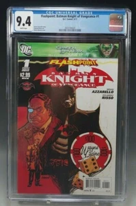FLASHPOINT BATMAN KNIGHT OF VENGEANCE #1 DC COMIC BOOK AZZARELLO CGC 9.4 GRADED - Picture 1 of 3