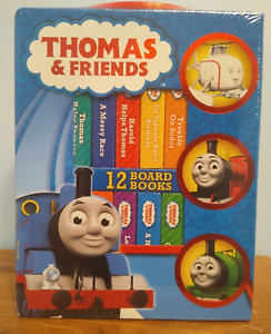 Thomas & Friends 12 Board Books CARRYING CASE Box Set 2015