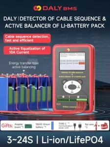 SMART BMS Equalizer and Detector Balancer of Pack 3~24s Li-lion/LifePo4 Battery - Picture 1 of 19