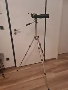 Spektiv, Fernrohr Dörr Danubia 40 X 60 aus Metall mit Velbon Stativ SE 4 - Bild 1 von 24