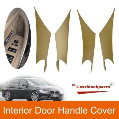 Protetor de painel interno para BMW 3 Series M3 F30 F31 F35 4 peças maçaneta da porta - Imagem 1 de 4