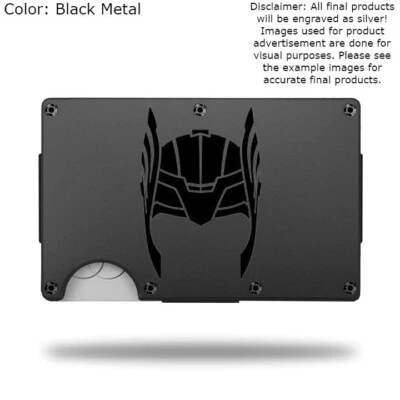 Custom "THOR" Laser Engraved Wallet - Pick A Wallet Color - Image 1 of 4