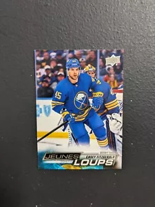 2022-23 Upper Deck Series 2 Casey Fitzgerald Jeunes Loups - Young Guns French - Picture 1 of 2