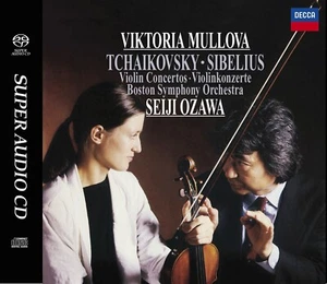 Tchaikovsky Sibelius Violin Concertos MULLOVA OZAWA Audiophile Decca Hybrid SACD - Bild 1 von 1