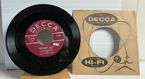 WALTER HUSTON September Song DECCA 9-40001 7" 45 Vocal w/ Orchestra - Foto 1 di 8