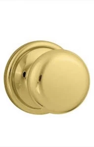 NUOVO Kwikset Juno Hancock manichino pomello ottone lucido brillante. - Foto 1 di 4