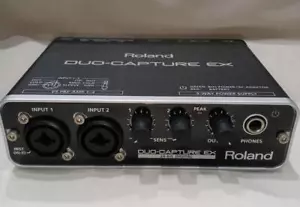 Roland UA-22 DUO-CAPTURE EX Audio MIDI Interface 24 Bit Digital from Japan - Picture 1 of 6