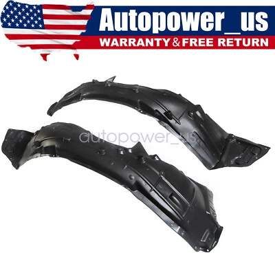 For Honda Civic 2016-2018 Front Driver & Passenger Side Fender Liner Set US - Image 1 of 4
