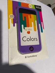 SwitchEasy Colors Case for Apple iPhone 5, iPhone 5S, iPhone SE Viola SW-COL5-PU - Picture 1 of 2