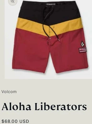 Volcom, Men-32/(20-21), Aloha Liberators 21, Multi-Color - Image 1 of 4