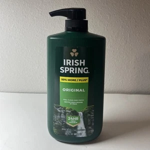 Irish Spring Men's Body Wash, Feel Fresh All Day, 30 Oz Pump Bottle, 3 Scent ... - Picture 1 of 2