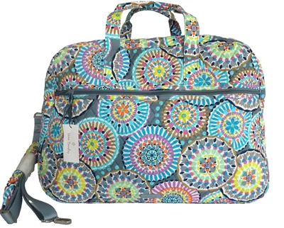 Bolso de Mano VERA BRADLEY Grand Traveler Fin de Semana - Sunny Medallion Tie Dye Nuevo con Etiquetas Foto 1 de 4