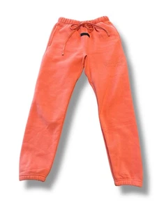 Fear of god essentials sweatpants Size Medium Coral fleece pockets - Picture 1 of 8
