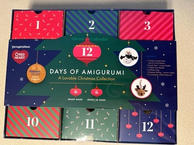 Red Heart Yarnspirations 12 Days of Amigurumi Advent Calendar – New Sealed - Image 1 of 2