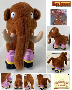 Toddland Bob's Burgers Wheelie Mammoth Plush Wonder Wharf SDCC NYCC - Picture 1 of 1